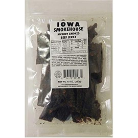 IOWA SMOKEHOUSE Beef Jerky, 10 Oz (10 oz, Hickory Smoked)