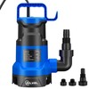 SILVEL Sump Pump, 1HP Submersible Water Pump, 5000GPH Utility Pump