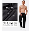 lomsoe 3 Pack Mens Athletic Pants with Zip Pockets Lightweight