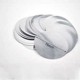 Yueser Wine Pouring Aid Drip Free Pourer Drop Stop Wine Pourer for Wine Bottles Drip Free Aluminium Foil Reusable Wine Pourer (Pack of 60, Silver)