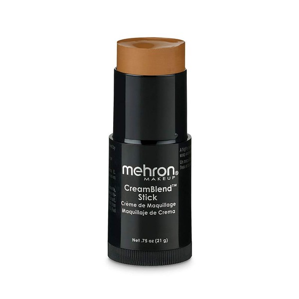 Mehron Makeup CreamBlend Stick - Foundation (.75 oz) (Medium Dark 3)