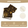Artoid Mode Black Gold Astrology Occult Moon Magic Table Runner,