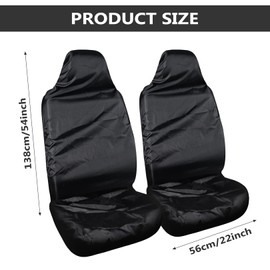 2 Pcs Front seat cover protector,Waterproof car seat cover front,Car seat covers are common,For all types of car seats,Protect your seat from dirt,Pet hair,Dirty liquids etc,To keep the seat as new
