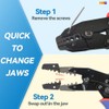 HKS Coax Ratchet Crimping Tool Set for Coaxial RG Cable