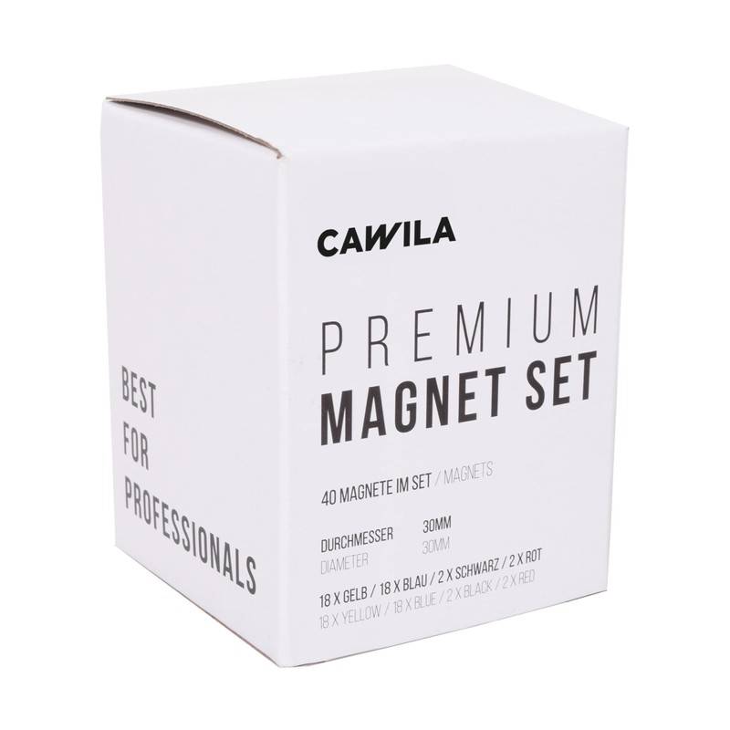 Cawila For Magnetic Boards or Whiteboards Yellow Blue One Size