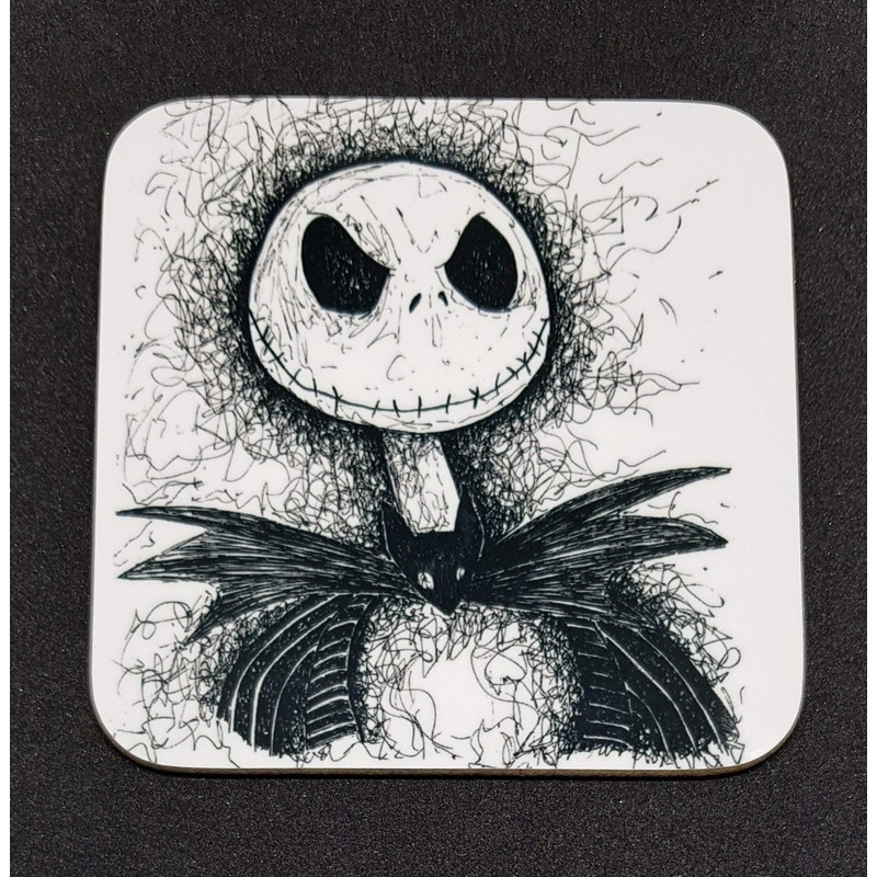 Nightmare Before Christmas coasters from Original Artwork by NJP Pastel