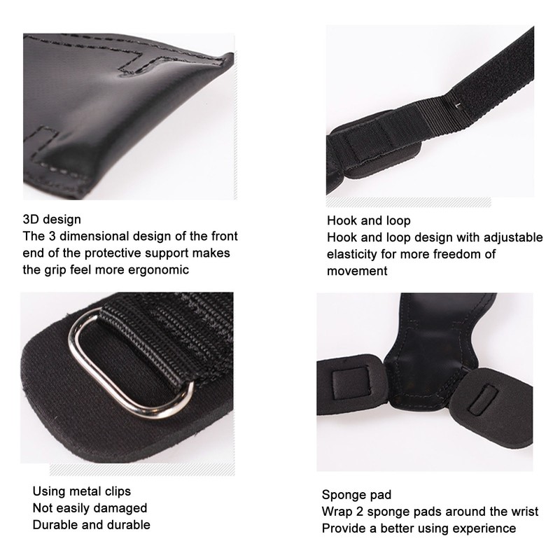 Lifting Straps Rubber Hard Pull Wrist Lifting Straps Durable Deadlift