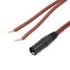 Gokoti XLR Speaker Wire, Speaker Bare Cable to XLR Plug,
