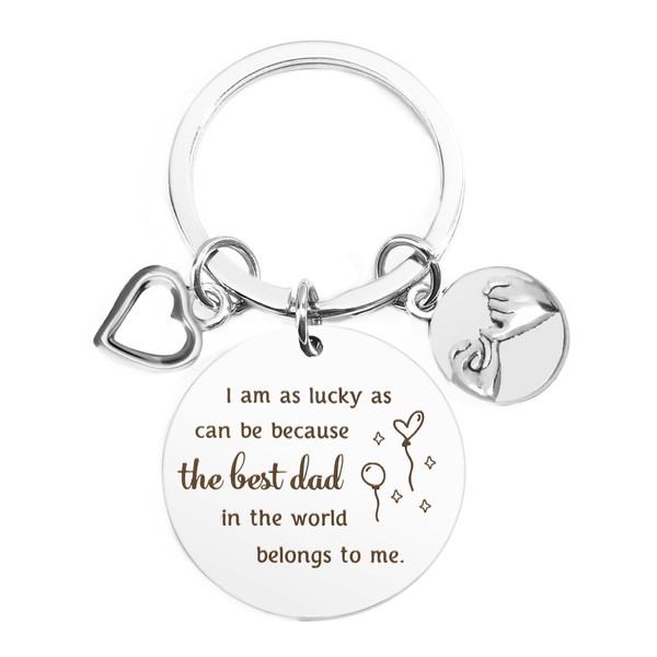 Father's Day Gifts, Keyring Dad Birthday Gifts from Daughter Son,