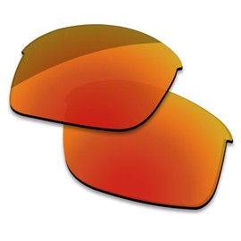Acefrog 1.4MM Thick AR Coated Polarized Replacement Lenses for Oakley Bottle Rocket OO9164 Sunglasses - Jaffa Orange