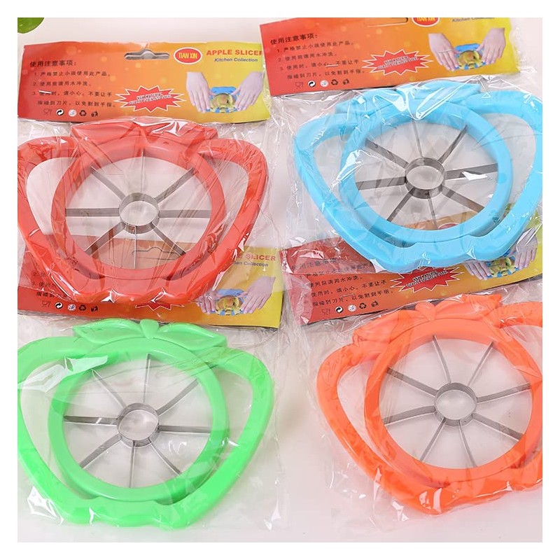 8 Blade Apple Slicer - Easy Grip Apple Cutter with