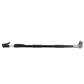 Acouto Flat Box Handle - Retractable, Adjustable Anodized Aluminum Wallboard Finishing Tool - Black, Silver, 117 cm x 18 cm