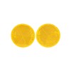 Daito Press AE-31S Reflector, E Mark, Yellow, Round, 2 Colors,