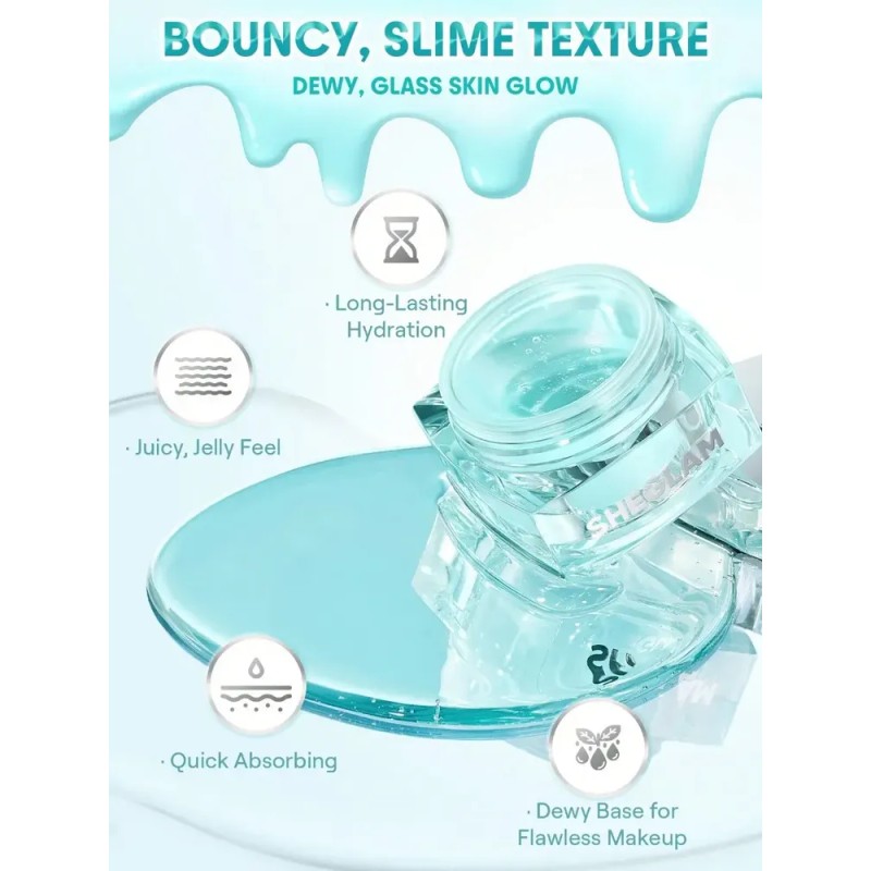 Primer Hidratante en Gel Sheglam HydroSlime para un Efecto Dewy