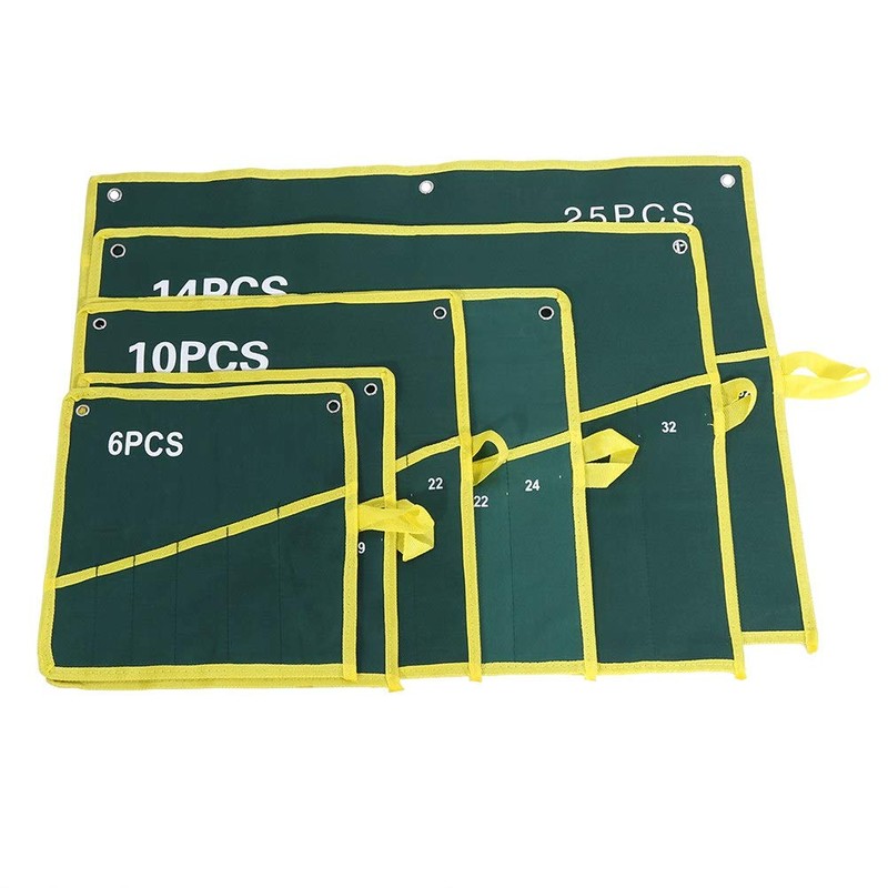 Tool Roll Pouches Wrench Tool Roll with 8 Pockets for