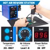 WEP 858D Hot Air Rework Soldering Station with Temperature Control,