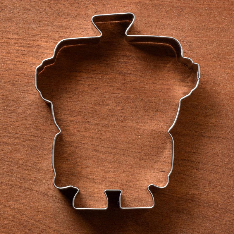 LILIAO Robot Cookie Cutter, 3.8 inch, Stainless Steel