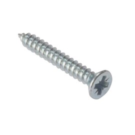 ForgeFix Self Tapping Screws Countersunk | 1" x 6 | Zinc Plated | Box 200
