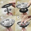 RSYHVG 2PCS Sink Strainer Plug,Kitchen Sink Stainless Steel Thicken Strainer