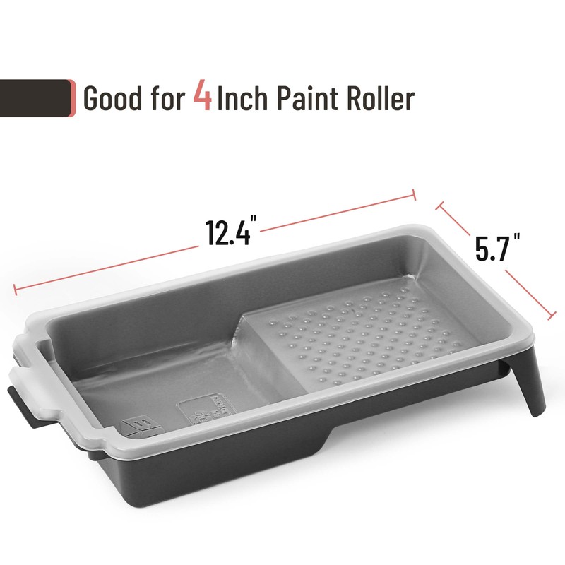 Bates- 4 Inch Paint Tray Set, 81 Pack, 1x 4