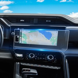 For 2022~2026 Sierra 1500 & 2024~2026 Sierra 2500HD 3500HD (Buttons on the Screen) Screen Protector 13.4 Inch Matte Anti-Glare Tempered Glass Touchscreen *1 9H Hardness Glass - No More Fingerprint