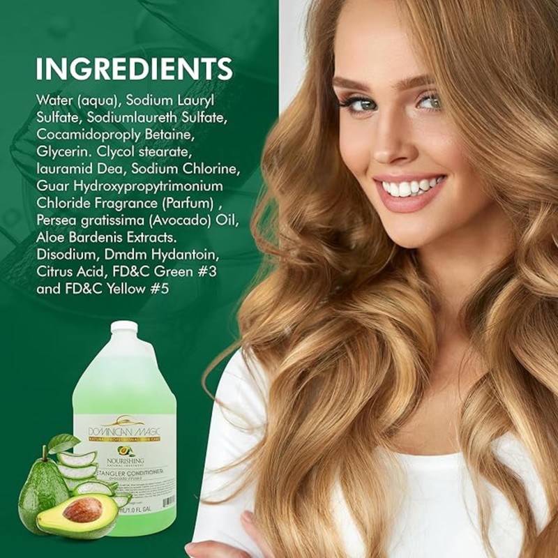 Dominican Magic Detangler Avocado Conditioner - Hair Conditioner for Women,