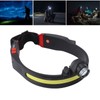 LED COB Head Light 10 Modes Zoomable Rechargeable Super Bright