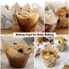 200 Pieces Tulip Cupcake Muffin Liners - 2 Inch Standard