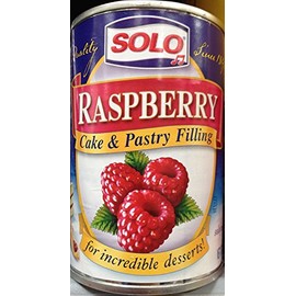 Solo Cake/Pastry Filling Raspberry, 12 oz X 2 cans