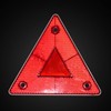 Enjoyist 6-Pack Red Safety Reflector Warning Sign Slow Moving Vehicle