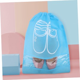 PACKOVE 5pcs Travel Shoe Organizer Bags Drawstring Shoe Storage Pouches for Home Travel Lightweight Design and Moisture- for Keeping Clean