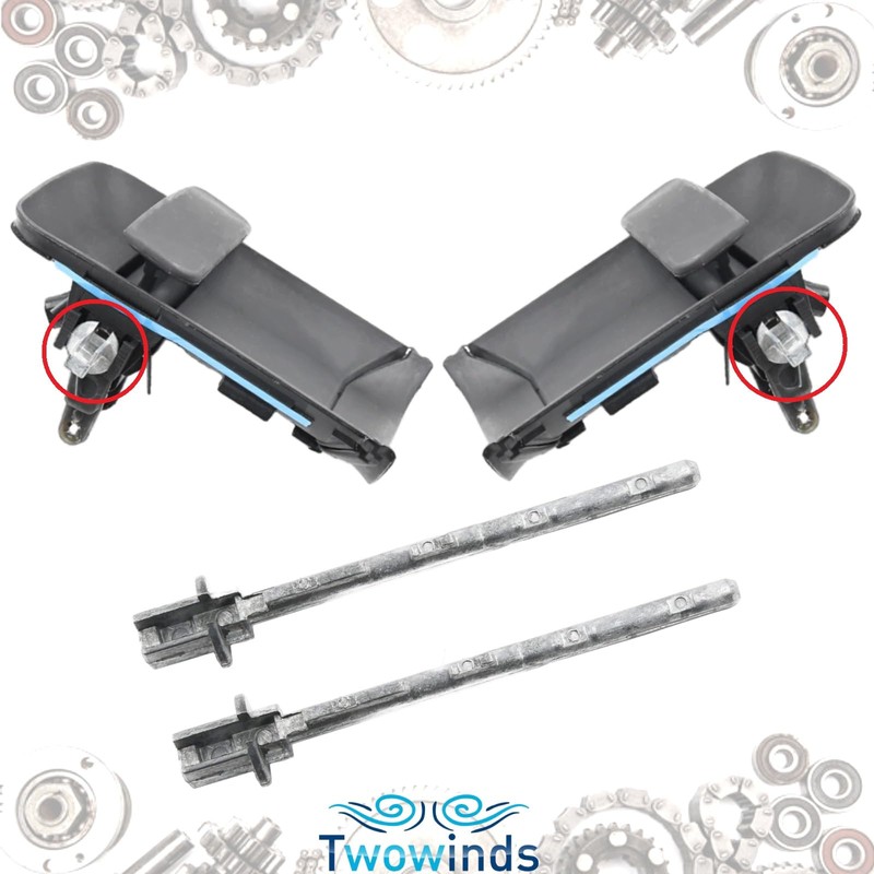 Autoparts - 2x Door lock repair Pin sliding side door