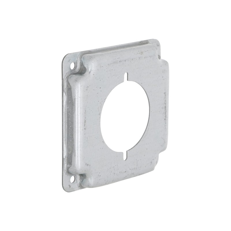 Hubbell-Raco 810C 30-50A Receptacle 2.141-Inch Diameter 4-Inch Square Exposed Work