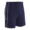 CHAMPRO Header Lightweight Soccer Shorts, Navy Body, Navy Body, White