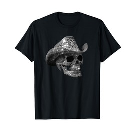 Skull made of diamonds wearing cowboy hat T-Shirt