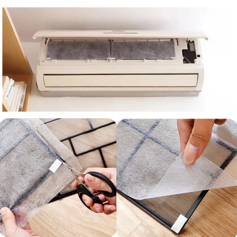 NentMent 10 Pack Mini Split Air Conditioner Vent Filters Cover