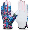 Jazzy Gardening Gloves Thorn Proof Safety Working Glove Leather Work