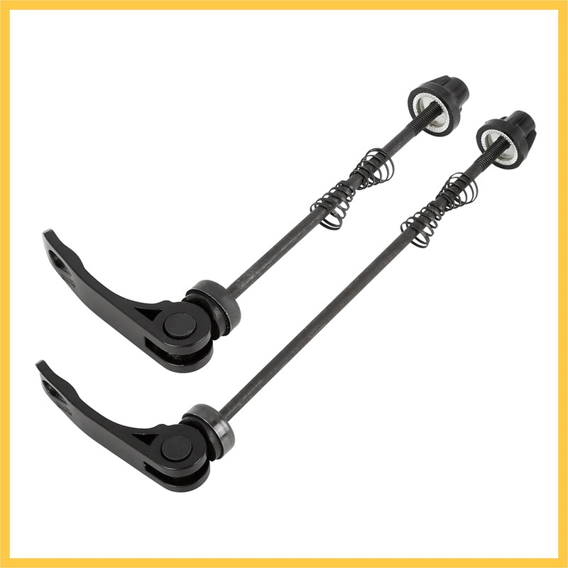 BULLSPANN Bicycle Solid Axle 9.5mm Front Rear Hollow Axle Quick