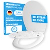 ATHLON TOOLS Toilet Lid with Soft-Close O-Shape - Duroplast Toilet