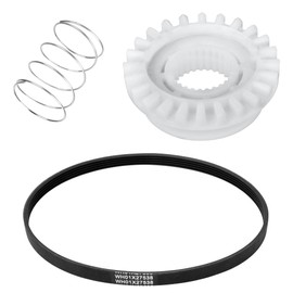 WH05X24185 Washing Machine Clutch, WH01X24434 Washer Spring & WH01X27538 Washer Drive Belt, for Use GE Hotpoint Clothes Washer Replaces 4588013 AP5993402 PS11729473 EAP11729473