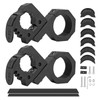 Northyun Roll Cage Quick Release Rubber Clamp Kit for 1-1/7-1-3/7"