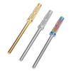 3pcs 3mm Nail Mandrel Stainless Steel Manicure Pedicure Mandrel Rods