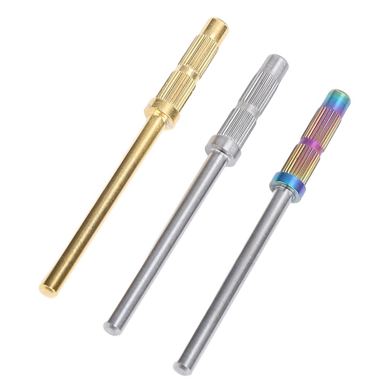 3pcs 3mm Nail Mandrel Stainless Steel Manicure Pedicure Mandrel Rods