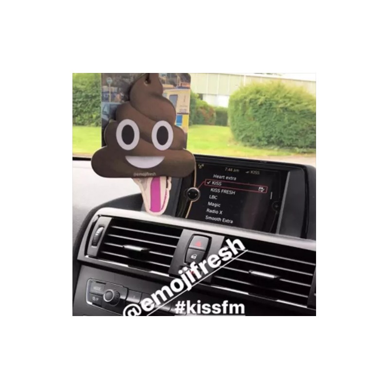 EmojiFresh Poop Emoji Car Air Freshener