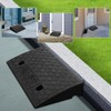 EVERGOODS 2PCS Kerb Ramp 49.6 * 27 * 8.8cm Wheelchair