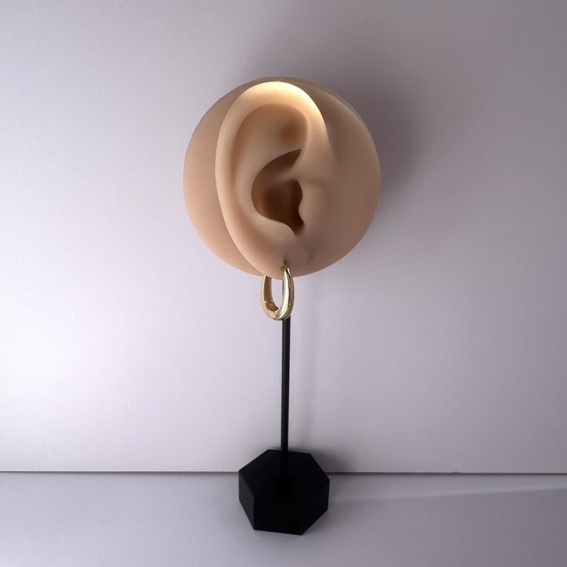 Unbranded Small Oval Gold Hoop Earrings for Women