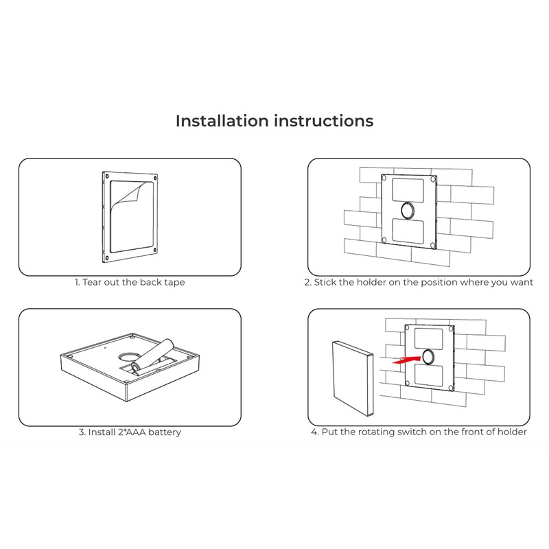 Miboxer B0 Panel Remote RGB+CCT (Black)