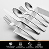 KINGSTONE Silverware Set for 8, 40-Piece 18/10 Stainless Steel Flatware
