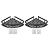 Triangular Shower Shelf Punch Free Rustproof Aluminum Shower Corner Shelf