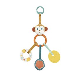 Kaloo K969580 Jungle Grasping Toy Sam The Monkey, Multi-Coloured